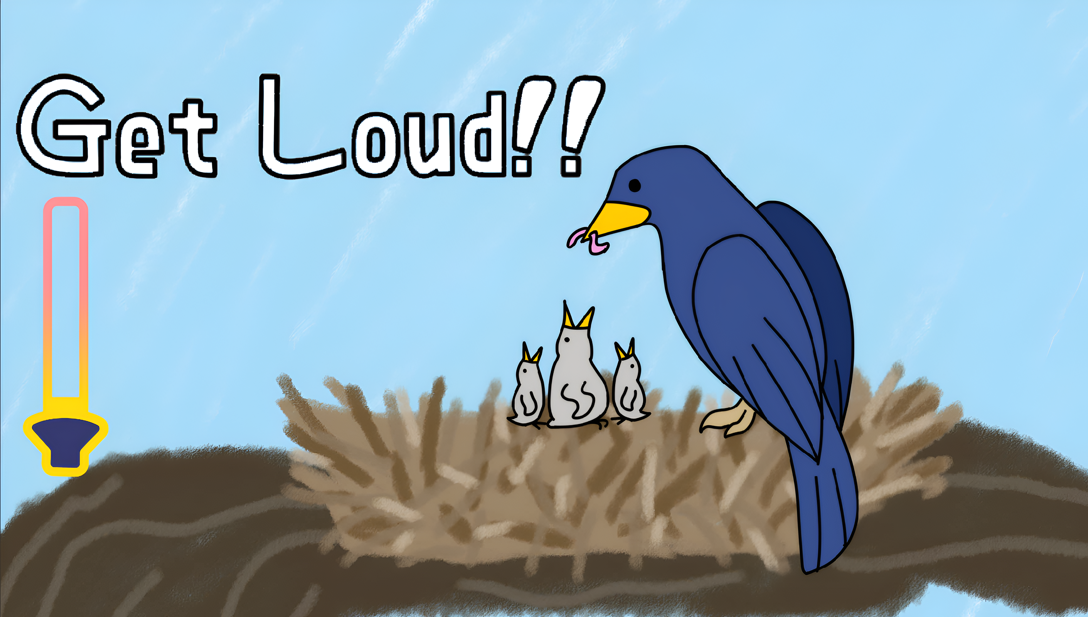 Microgame showing a player interacting with voice controls